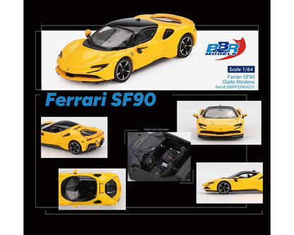 BBR Models - Mini GT: Ferrari SF90, Giallo Modena | 1:64