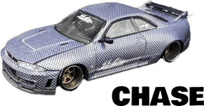 Kaido House - Mini GT: Nissan Skyline GT-R (R33) Active Carbon R V2, midnight purple (KHMG163) inkl. CHANCE auf CHASE | 1:64